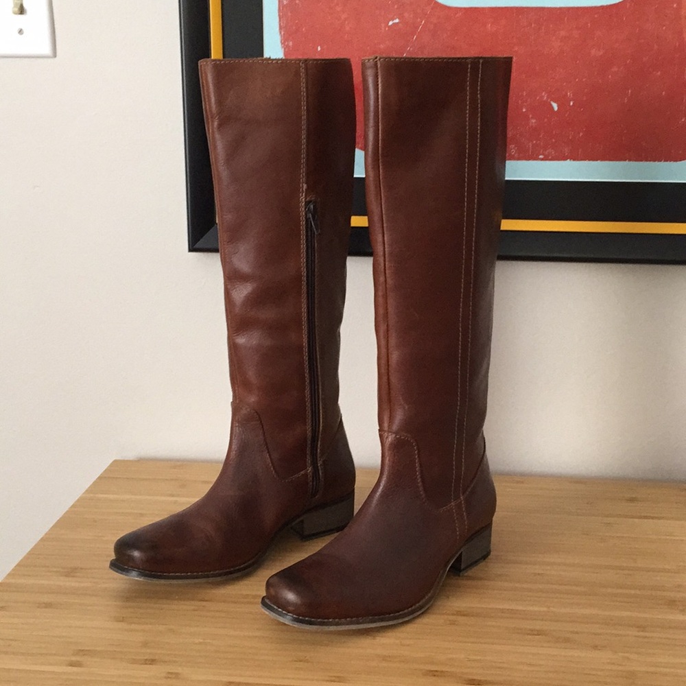 Diba Left Field leather boots, sz 8